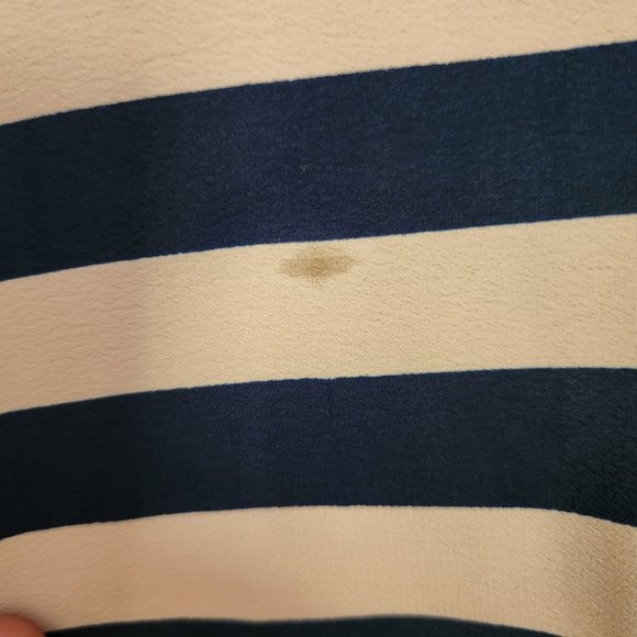 Asos Mod Column Striped Midi Dress Size 12 - Picture 5 of 10